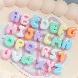 Accesorios de Resina Brillante con Letras del Alfabeto Inglés (26 Letras), Estilo Caricatura, <span class=keywords><strong>para</strong></span> Decorar Fundas de Teléfono, Pulseras, Cabello y <span class=keywords><strong>Uñas</strong></span> - Product Image 3