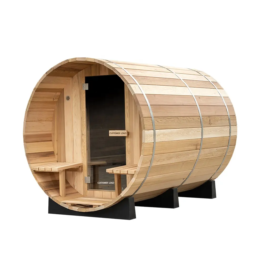 Solid Wood Main Material Excellent Siberian Cedar Factory Sauna Steam Sauna Rooms