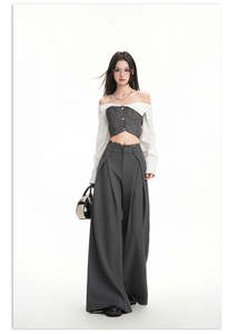 Pantalones Anchos de Algodón y Cáñamo 2026 para <span class=keywords><strong>Mujer</strong></span>, Estilo Casual Retro Harajuku Bohemio, Pantalones de <span class=keywords><strong>Mujer</strong></span> Hip Hop Super Street Dress - Product Image 5