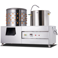 Plumeuse automatique de volailles et cailles de haute qualité 220V, équipement d'abattage haute productivité, nouveau moteur à roulement pour volailles