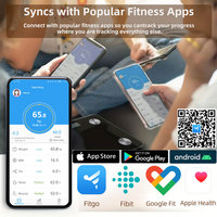 Canny Step on Auto Balanza Personal Bmi Body Analyzer Balanza de peso de baño inteligente para cuerpo humano