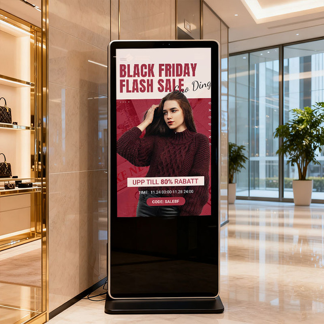 BENSHI High brightness Indoor LCD Totem Kiosk display 55 65 75 Inch Touch Outdoor Floor Standing LCD Advertising Digital Signage