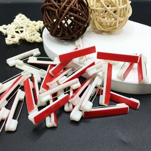 SINRONG adhesivo blanco <span class=keywords><strong>Pin</strong></span> DE SEGURIDAD etiqueta de nombre trasero broches de joyería de aleación para niños para bodas regalos fiestas compromisos - Product Image 1