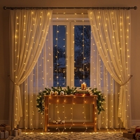 Guirlande lumineuse LED d'intérieur IP44 3M*3M, 3M*2M, 31V, tension sécurisée, pour fêtes, Noël, chambre, mariage, décoration