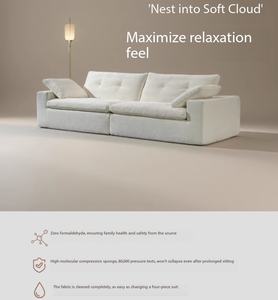 Canapé-lit individuel en mousse compressée de style décontracté avec housse lavable pour salon - <span class=keywords><strong>Prix</strong></span> d'usine/Vente en gros - Product Image 2