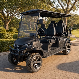 Voiturette de golf électrique Salt Lake Reserve 4 places, moteur AC 72V 7.5KW, batterie au lithium, pour visites panoramiques, châssis tout-terrain surélevé - Product Image 1