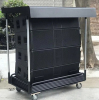 Sistema de Altavoces Line Array Híbrido de 12 Pulgadas, Doble, de 4 Vías, Resistente al Agua, para Conciertos al Aire Libre