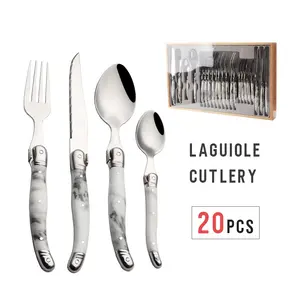 Винтажный LAGUIOLE INOX-набор из 6 ножей для стейка