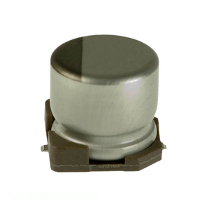 Distribuidor Autorizado, Condensador de Aluminio 15UF 20% 50V SMD de Montaje Superficial UUD1H150MCL1GS 15 uF - Product Image 1