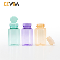 Bouteilles cylindriques en plastique PET recyclé de 150 ml, couleur personnalisable, avec bouchon à clapet, sérigraphie