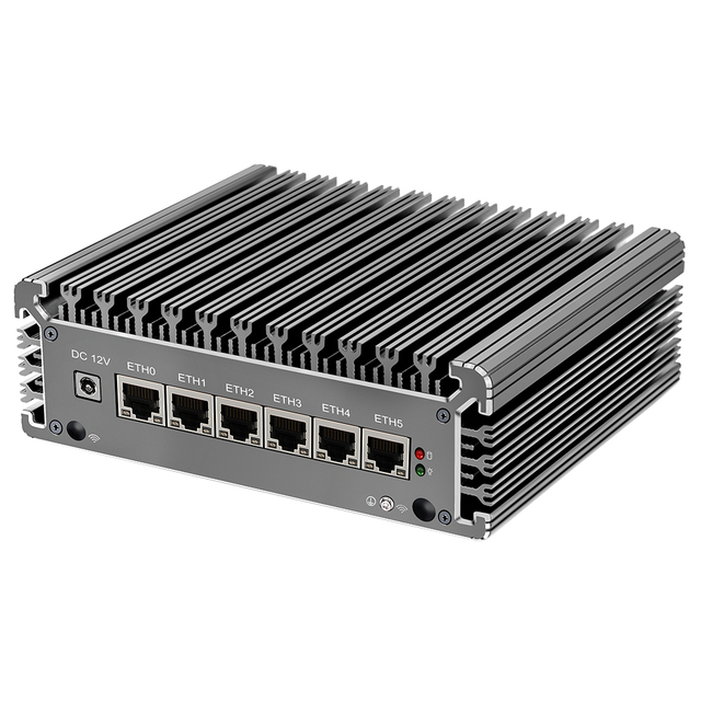 pfSense Plus Firewall 2.5G Router Celero N5105 6x Intel i226-V LAN 2*DDR4 NVMe SSD 2500M Nic Fanless Mini Router PC AES-NI ESXi