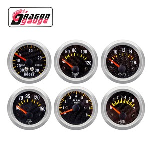 QSF เครื่องวัดรอบลายมังกร52มม., เครื่องวัดความเร็วรอบจักรยาน LED ดิจิทัลพร้อมพอดเกจวัดอัตโนมัติ0-8000รอบต่อนาทีมาตรวัดคาร์บอน6050รอยสัก - Product Image 3