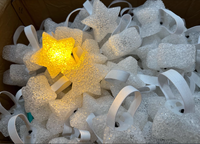Pulsera LED recargable con batería para escenario, con diseño de estrella de cinco puntas, accesorio luminoso para actuaciones infantiles, cobre, venta al por mayor OEM