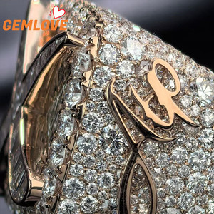Custom diamond Jewelry Lab Grown Diamond Letter Name Championship Ring Iced Out Diamonds Letter <b>Initial</b> Name Hip Hop Jewelry - Product Image 5