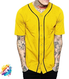 Maillot de baseball Dodger authentique professionnel sur mesure 100% polyester col en V manches courtes respirant séchage rapide - Product Image 6