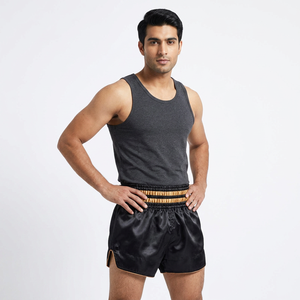 Shorts de Kick Boxing et Muay Thai Personnalisés OEM & ODM, Motif Uni, Appliqué, Broderie, Vêtements d'Entraînement - Product Image 1