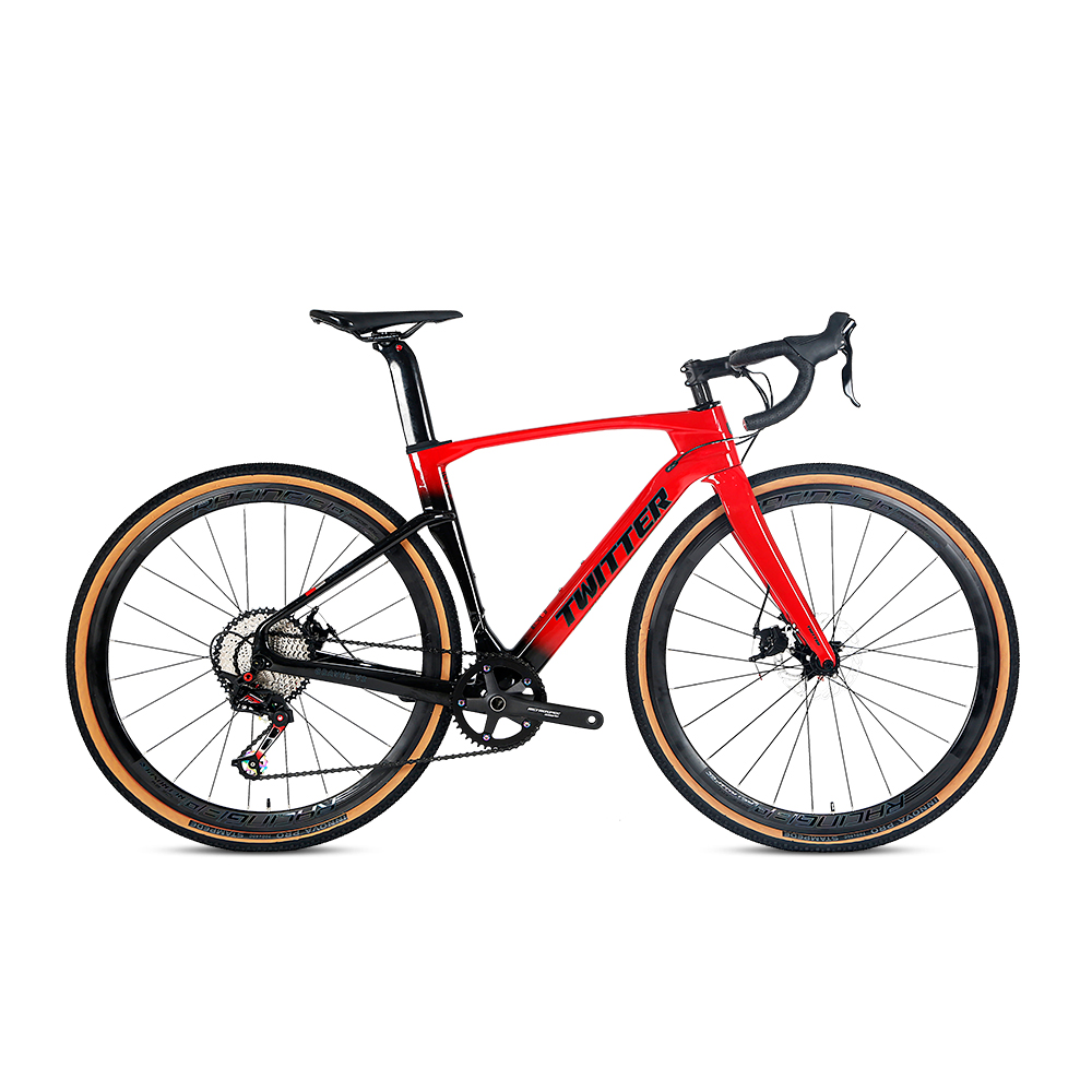 Twitterロードバイク TWITTER Gravel V2 RS12 Speed - Lightweight Carbon Road Bike