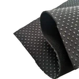 Wholesale Custom Rubber Protective Sleeve 3 Layer No Slip Dot 2Mm 3Mm Thick Embossed Skid Neoprene Fabric