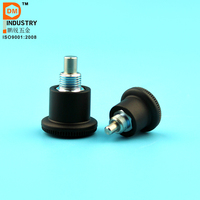 Pin Plunger Pegas Baja Tahan Karat AISI 303 M10 M12, Pin Pegas Indexing, Plunger Pegas untuk Peralatan Otomasi