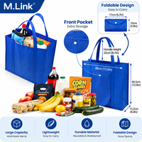 Sac fourre-tout pliable en non-tissé, personnalisable avec logo, réutilisable, écologique, pour le shopping