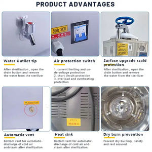 <span class=keywords><strong>Autoclave</strong></span> IKEME 35L 50L 75L 100 Litri, Sterilizzatore per Sacchetti di Funghi, Sterilizzatore Verticale per Alimenti in Scatola - Product Image 5