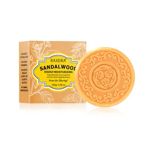 Quality Guaranteed Natural Skincare Basic Style Sandalwood Soap For Bathroom Shower