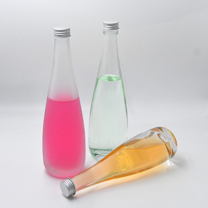 Venta caliente de alta calidad boca de tornillo de cuello largo 330ml 500ml botella de vino o <span class=keywords><strong>agua</strong></span> <span class=keywords><strong>Mineral</strong></span> de vidrio transparente y esmerilado - Product Image 4