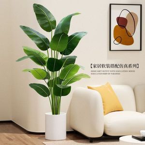 Plante artificielle Xi Peptide Bird Of Paradise, grande plante d'intérieur en pot, ornement décoratif pour salon - Product Image 3