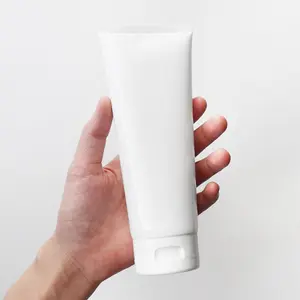 Tube en plastique personnalisé vide squueze vide cosmétique pe tubes souples pour crème pour les mains lotion tube emballage