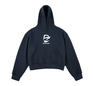 ZEDE 380g/m² Dicke Schwergewichtige 100% Polyester OEM Maßgeschneiderte Damen Boxy Baggy Formelle Winter Bedruckte Kapuzenpullover Hohe Qualität - Product Image 3