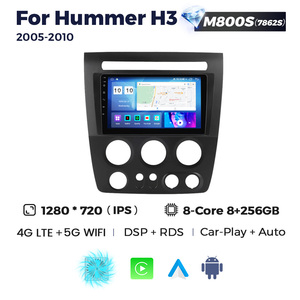 MEKEDE MS-Pantalla táctil de Android, estéreo de coche de doble DIN para <span class=keywords><strong>Hummer</strong></span> H3 2005-2010, compatible con cámara trasera - Product Image 4
