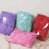 100g/Sac Papier de Remplissage Décoratif Multicolore en Crêpe Froissé et Raphia pour Coffret Cadeau, Cosmétiques, Bonbons et Paniers