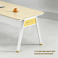 Bureau de direction écologique de qualité E0, table de bureau moderne et simple pour manager, mobilier de bureau, bureau de patron, bureau de directeur