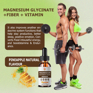 Suplemento Herbal Orgánico al por Mayor de Fábrica con Fibra de Celulosa de Magnesio y Glicinato de Magnesio en Gotas Líquidas para Favorecer la Relajación - Product Image 6