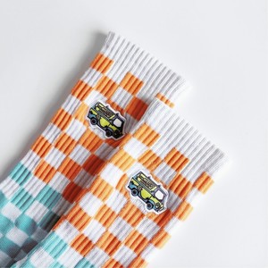 Calcetines de Algodón Personalizados con Bordado para Hombre, Alta Elasticidad, Absorción del Sudor, Tobilleros, Invisibles, Transpirables, Diseño Urbano - Product Image 3