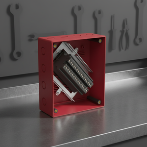 Caja de Control Universal de Plástico ABS Rojo de 16 Terminales con Cubierta Translúcida de PC FR, Diseño Duradero - Product Image 6