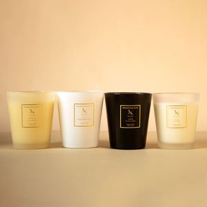Luxurious Scented Aromatherapy <b>Candles</b> Cylinder Glass Jar Home Decoration - Product Image 3
