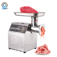 QDMECH hachoir à viande hachoir petit bureau 32 CE fourni en acier inoxydable hachoir professionnel hachoir à viande électrique