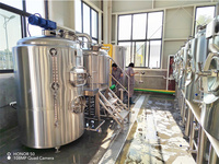 Peralatan Mikrobreweri 500L 5BBL 1000L 10BBL Sistem Pembuatan Bir Kerajinan Profesional dengan Unit Fermentasi untuk Pub/Restoran