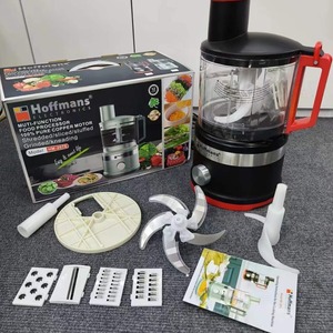 Nouveauté <span class=keywords><strong>Robot</strong></span> de <span class=keywords><strong>cuisine</strong></span> Hoffmans 1000W, <span class=keywords><strong>robot</strong></span> culinaire multifonctionnel pour hacher, trancher, râper, pétrir, tout en un, avec 5 lames - Product Image 2