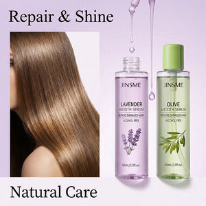 Sérum capillaire lissant à la lavande et à l'huile d'olive OEM/ODM - Acide hyaluronique et huile d'arbre à thé pour la croissance et la réparation des pointes fourchues 60ml - Product Image 5