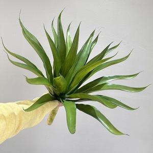 Planta Artificial de Agave Meng Jie, 30cm-100cm, PVC, Plástico Suave, Decoración Interior, Base Verde, Flor de Sisal - Product Image 1