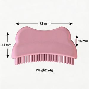 Cepillo Facial de Silicona para Contorno Linfático, Cepillo Exfoliante Suave Moldeado por Soplado, Cepillo de Masaje Facial para Limpieza y Exfoliación de la Piel - Product Image 2