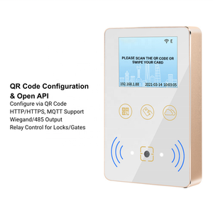 PORTEVIX QR Code Cloud IC ID <b>Card</b> Security Systems Nfc Rfid Reader Scanning Wired Ethernet Door <b>Access</b> <b>Control</b> System Barcode - Product Image 2
