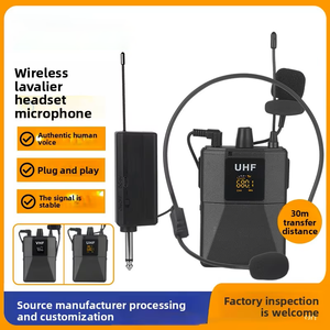 BHA UB02 Kablosuz Kulaklık/Yaka Mikrofonu UHF Taşınabilir Baş Üstü Mikrofon Öğretmen Konuşmacı Sahne Performansı Toptan OEM Logolu - Product Image 2
