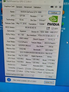 Carte graphique de jeu GeForce GTX 1080 8 Go GTX 1080 TI 1080 1070 1060 Carte graphique d'occasion GTX 1080 Ti - Product Image 6