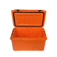 Glacière isotherme rotomoulée en PE de 45 QT avec panneau solaire, design étanche, maintien de la glace pendant 5-7 jours pour la pêche, les boissons et les aliments