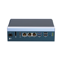 PC d'automatisation industrielle fiable Intel J6412 X6425E, ordinateur de périphérie à triple LAN et large plage de tension pour passerelle IoT