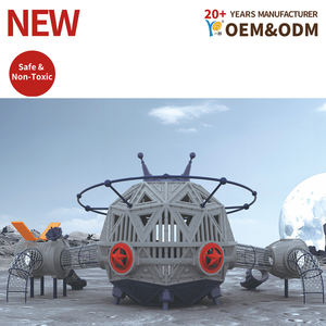 Équipements de jeux d'extérieur pour enfants |   Toboggan sur le thème de l'espace de la série Alpha Planet |   pour la maternelle |   Certification ASTM/CE, conception gratuite - Product Image 2