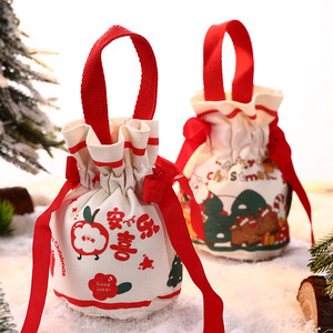 Decoraciones navideñas 2026, bolsa de regalo con manzanas para Nochebuena, bolsa de dulces, caja de regalo con manzanas de la paz. - Product Image 4
